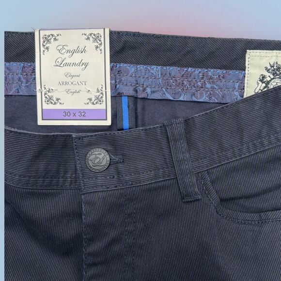 ENGLISH LAUNDRY Men’s 30 x 32 Blue Straight Leg Jeans - Picture 4 of 4